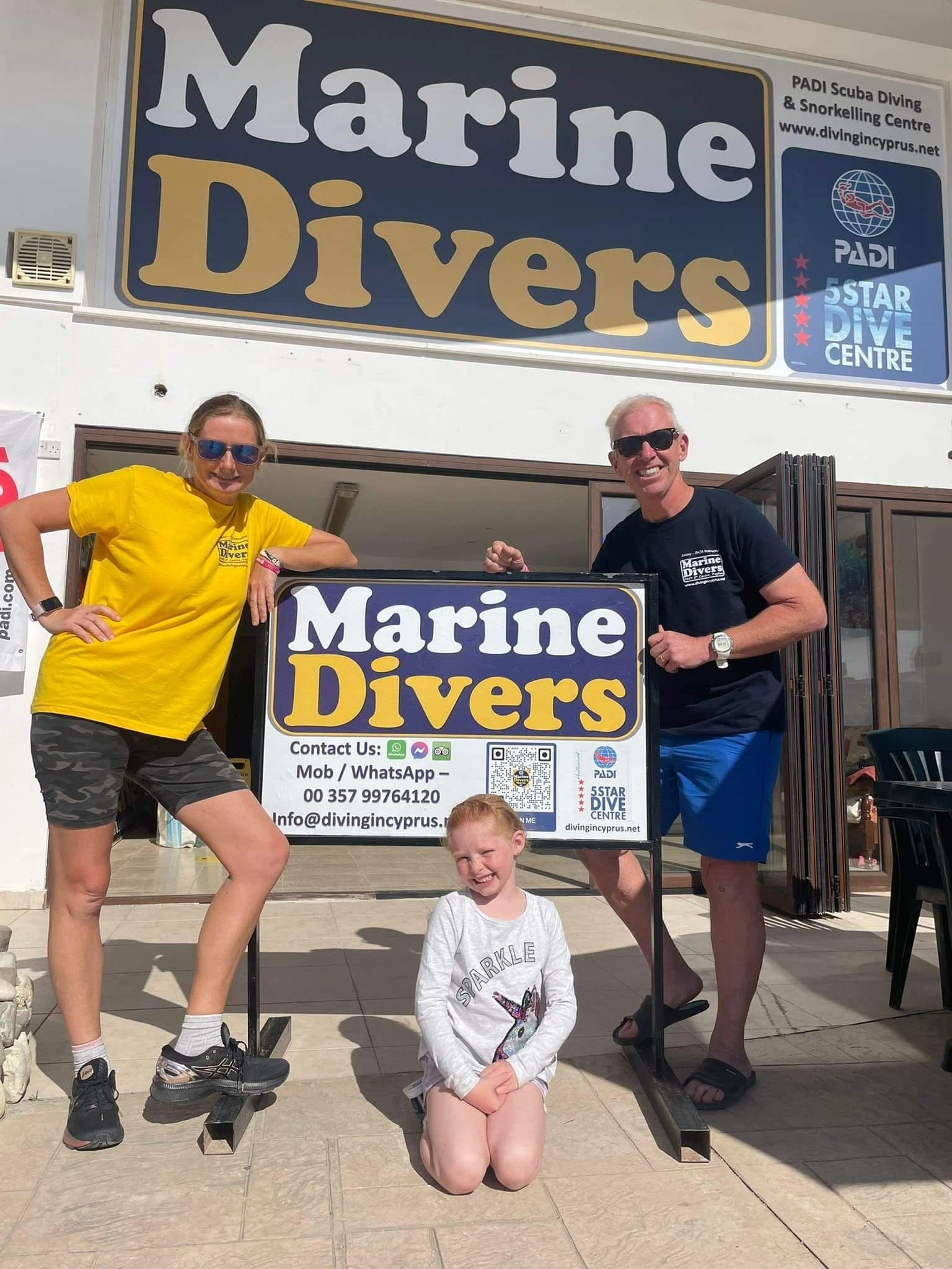 PADI Diving instructors cyprus