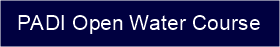 navigation bar to PADI open water course